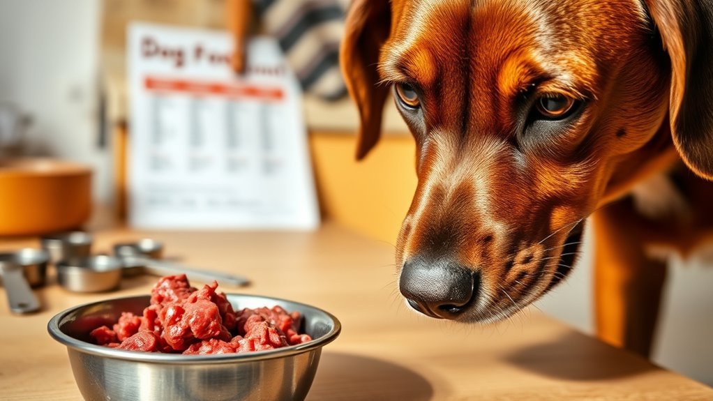 adjust dog food portions appropriately