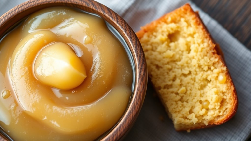 applesauce keeps cornbread moist