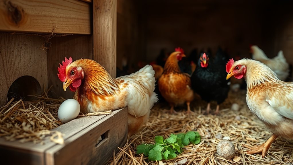 balanced diet prevents egg eating
