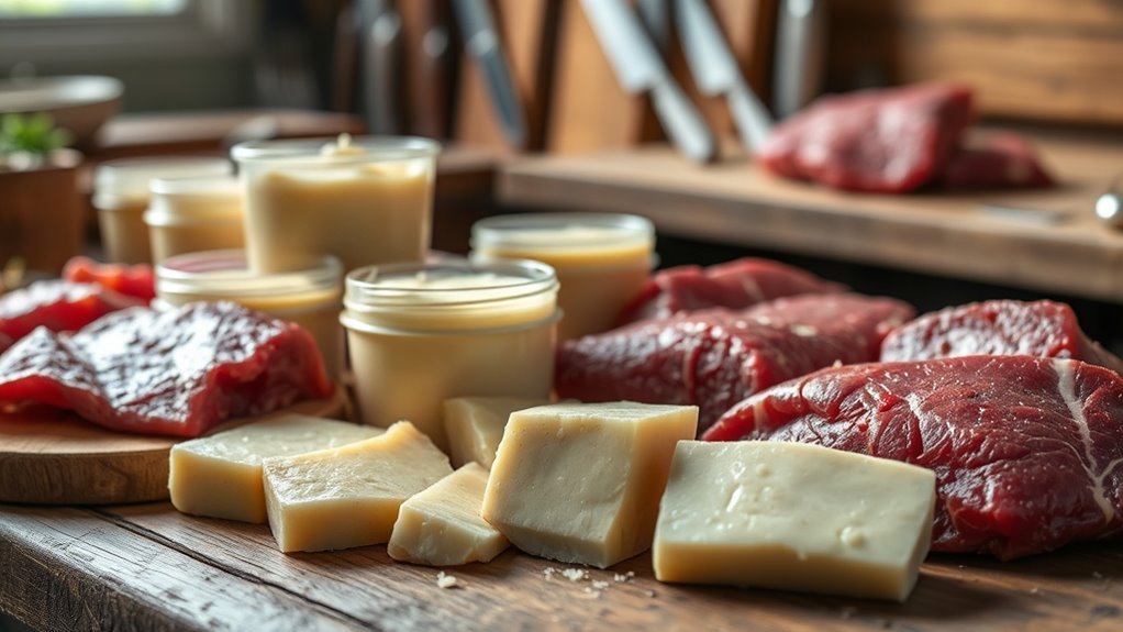 beef fat enhances deer meat