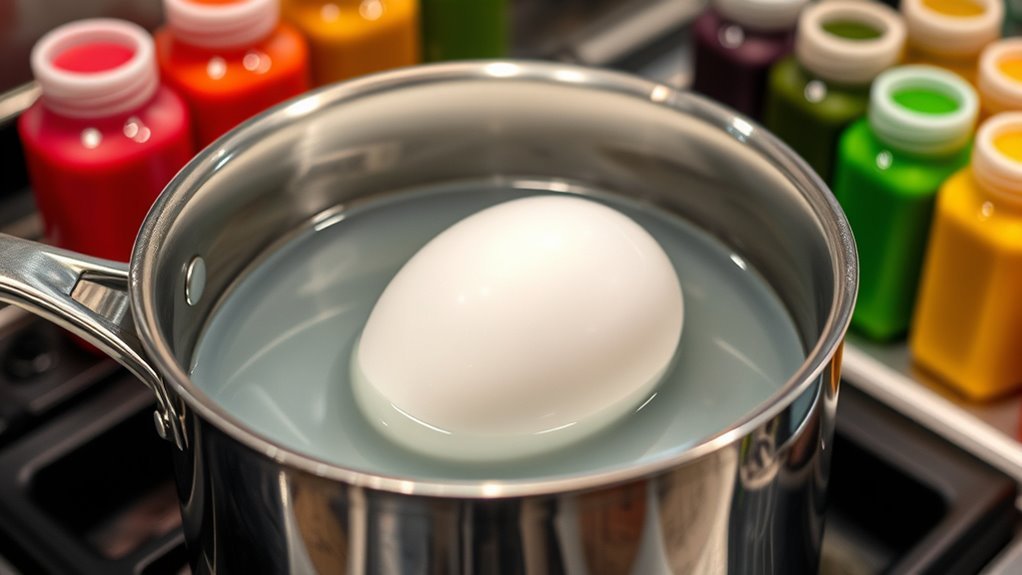 boil eggs cool dry