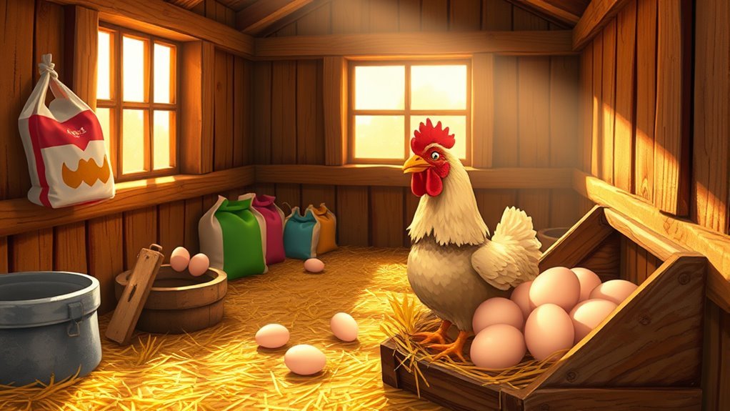 boost chickens happiness for larger eggs