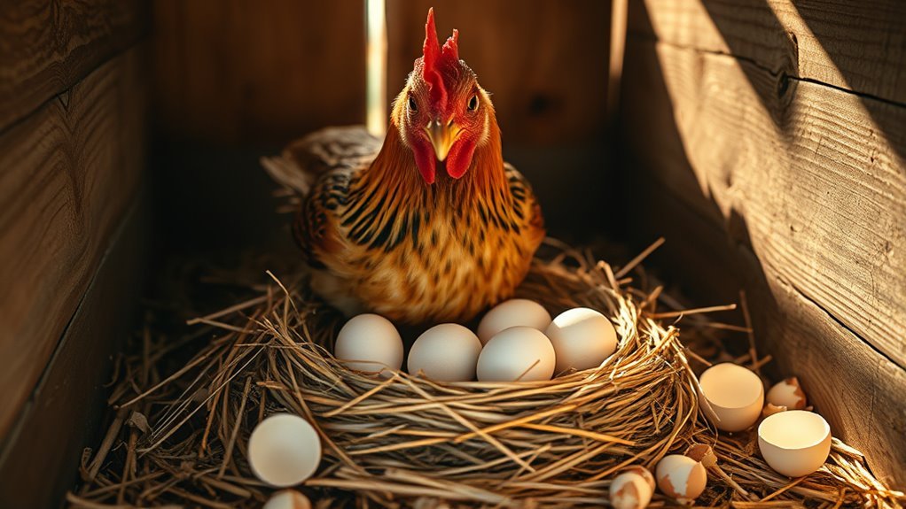 causes and signs of egg eating