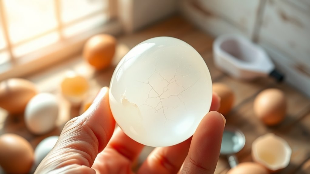 check for signs of fertilization