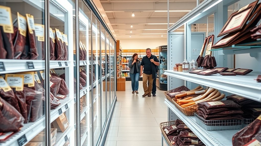 check various store sections