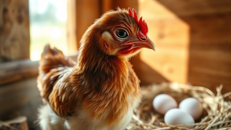 chickens begin laying eggs