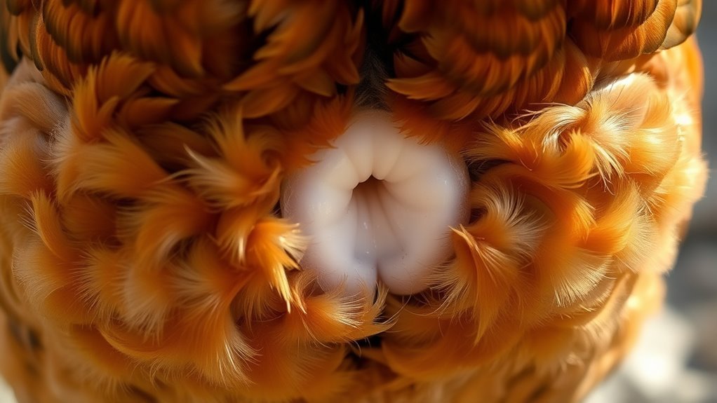 chickens lay eggs through cloaca