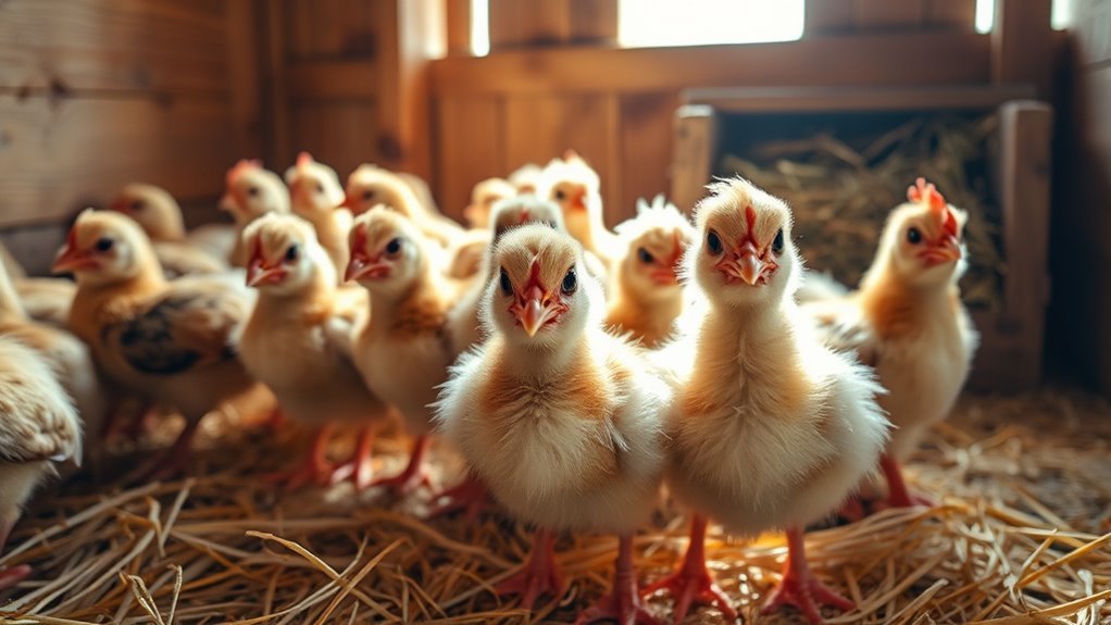chickens start laying eggs