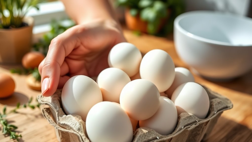 choose fresh safe eggs