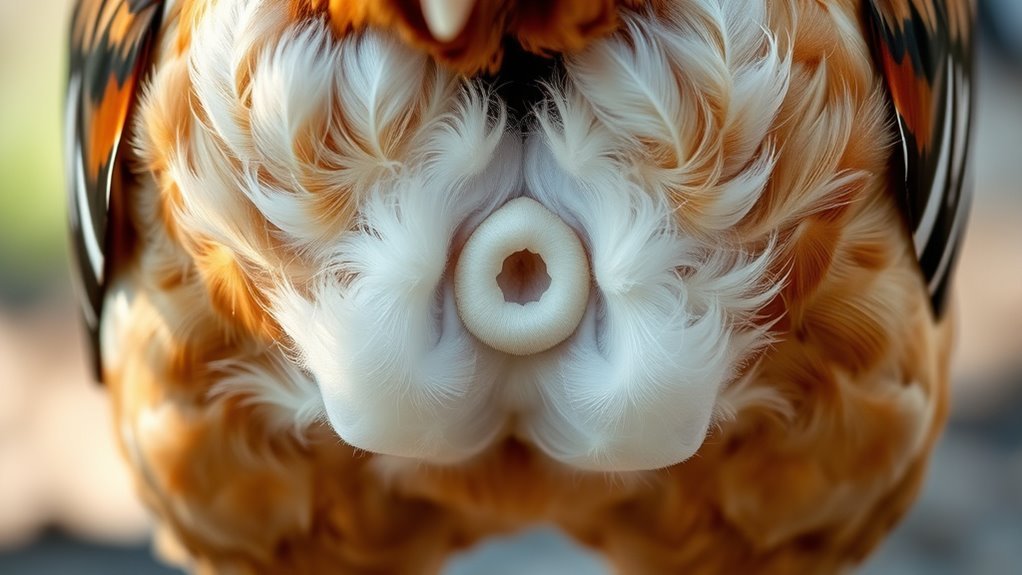 cloaca flips for cleanliness