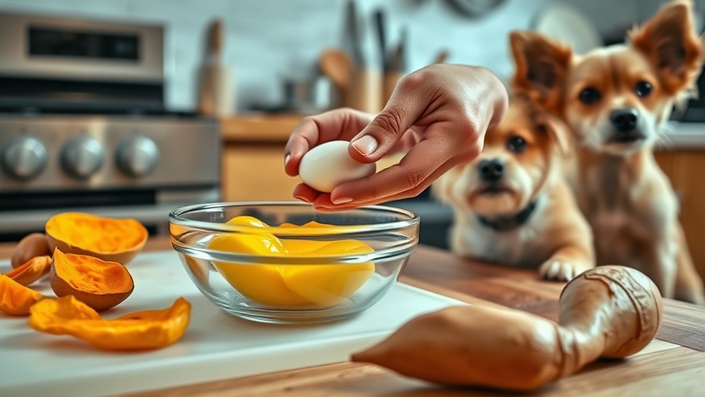 cook eggs gently thoroughly