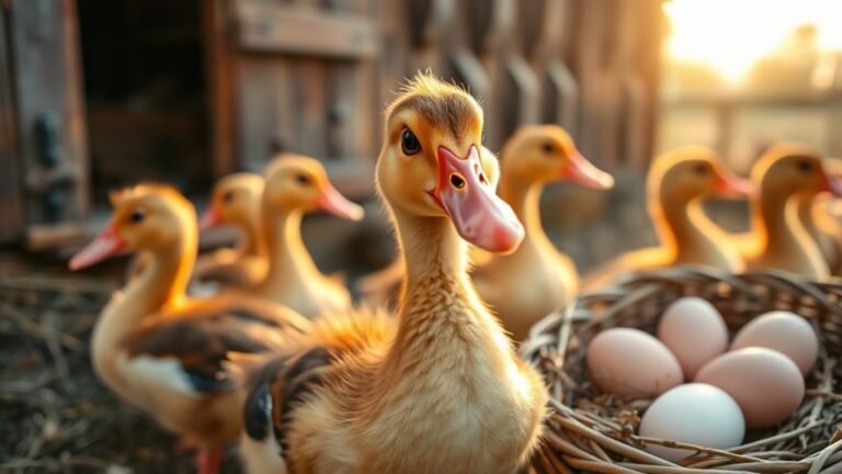 ducks begin laying eggs