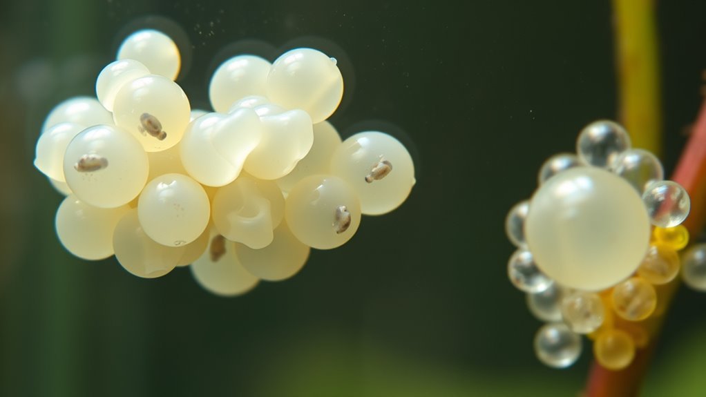 egg appearance and placement