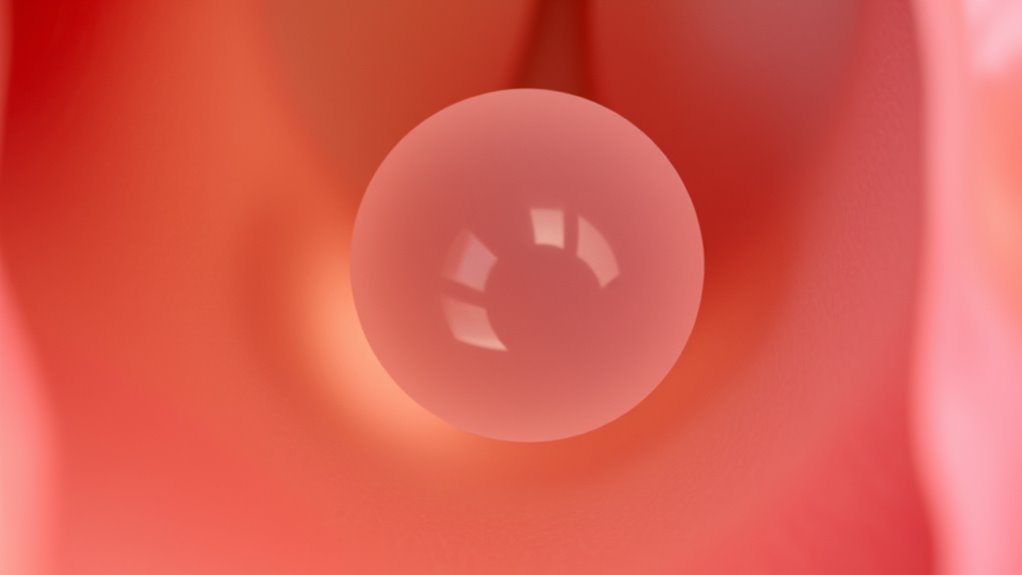 egg degenerates and exits