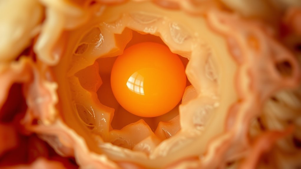 egg development inside hens
