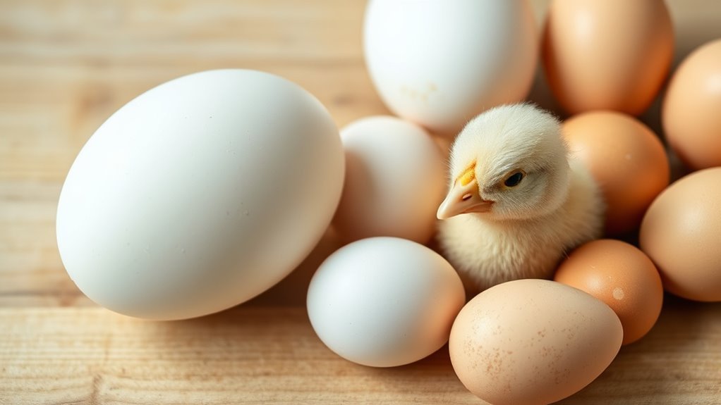 egg size shell color