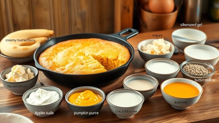 egg substitutes for cornbread