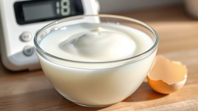 egg white weight measurement