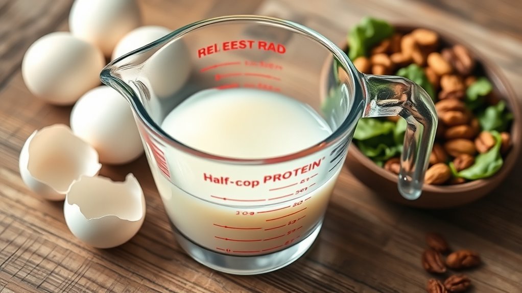 egg whites boost protein intake