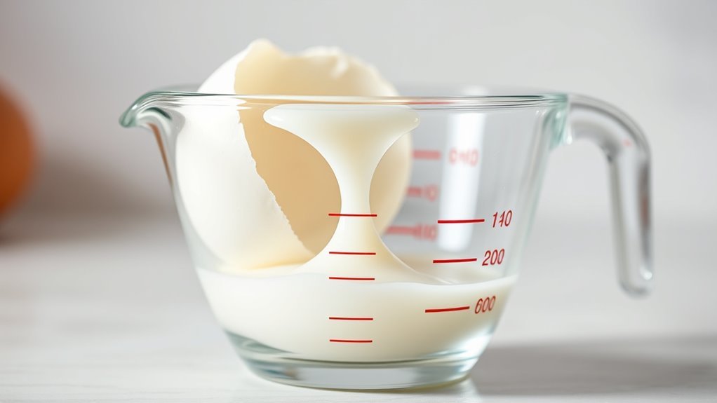 egg whites vary by size