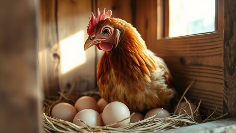 eggs develop inside hens