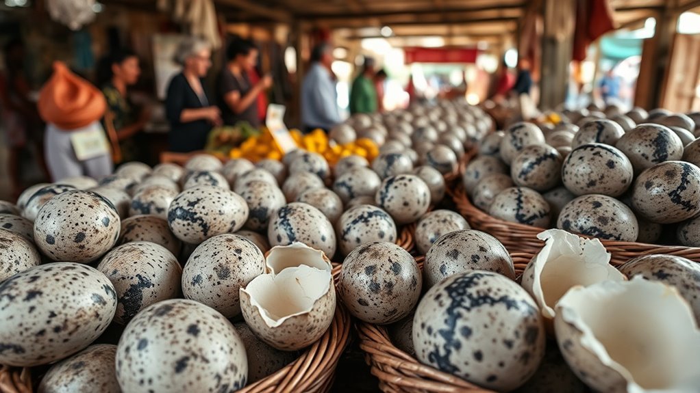 eggs for eating or hatching