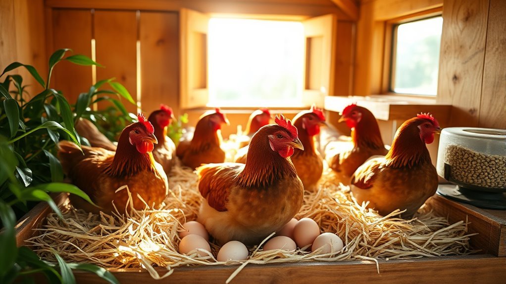 encourage chickens to lay