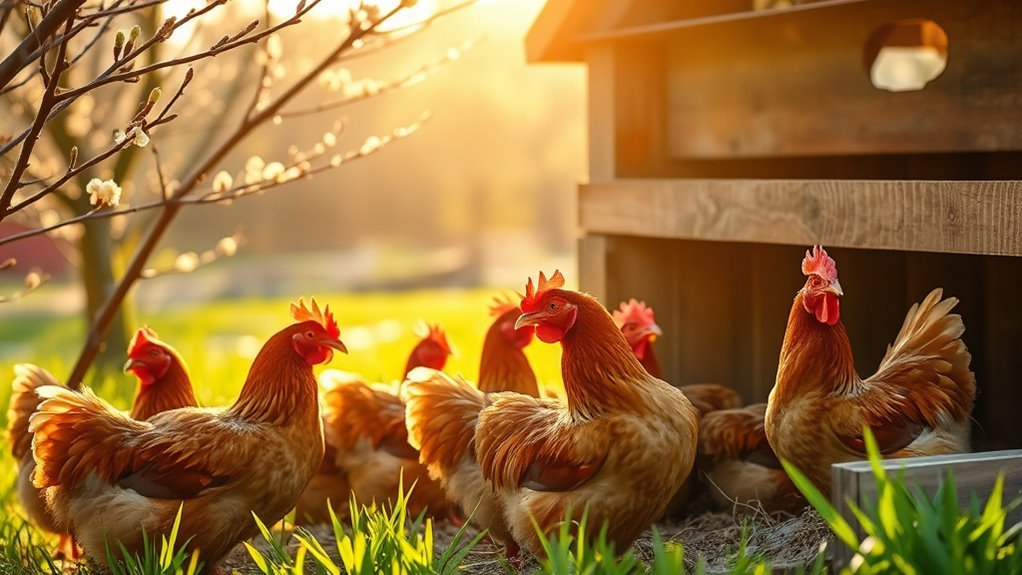 extended daylight stimulates egg laying