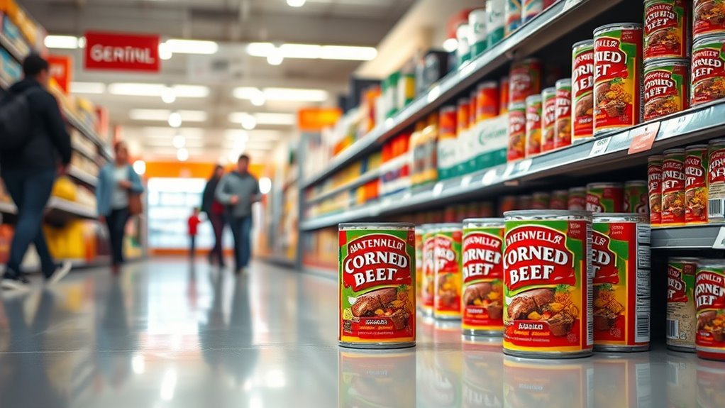 finding corned beef aisle