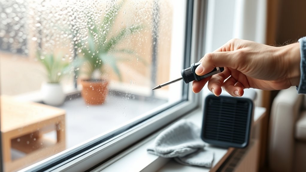fixing window condensation quickly