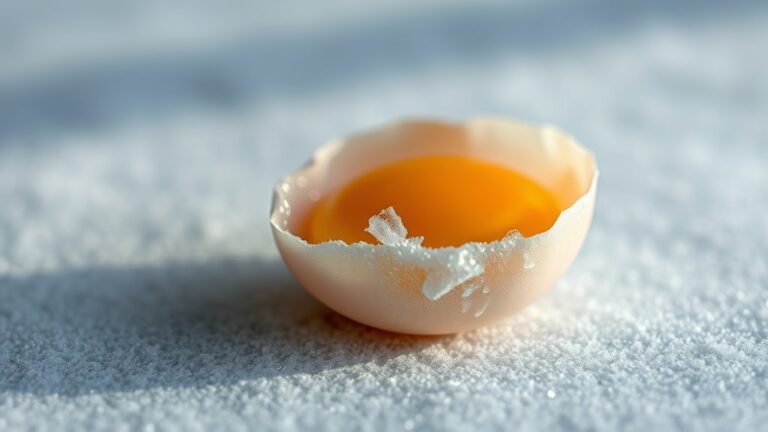 frozen eggs safety question