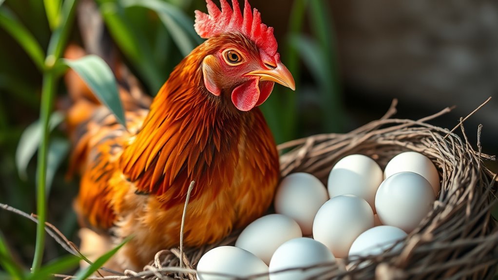 hens lay about one