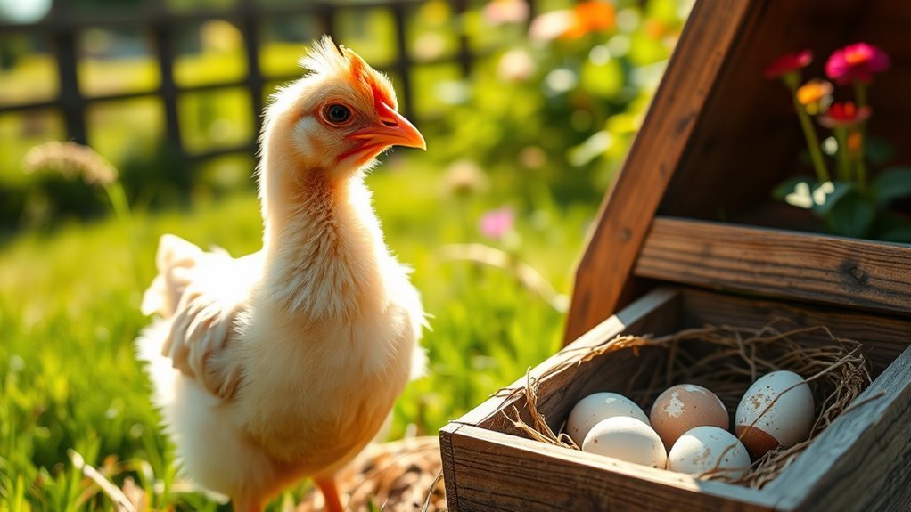 hens start laying early