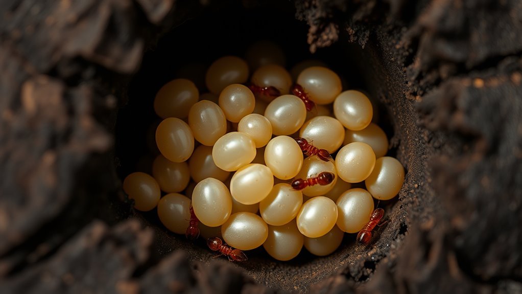 hidden eggs in protected locations
