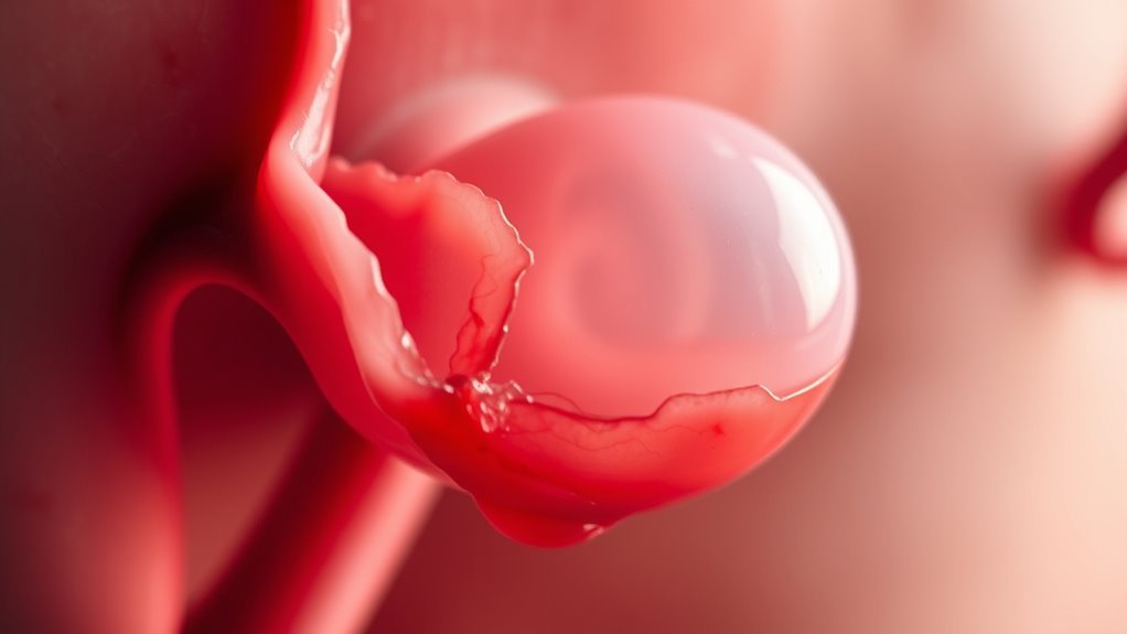 hormonal decline triggers menstruation