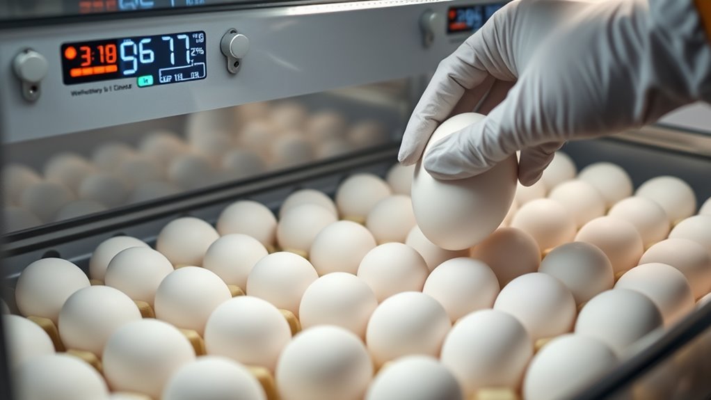 manage humidity turn eggs