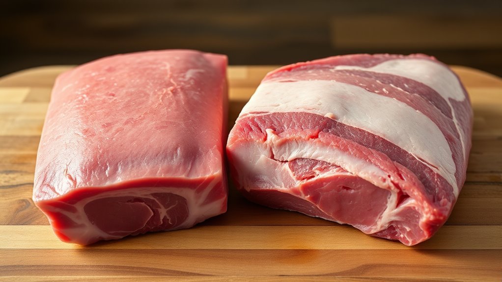 marbling and shape differences