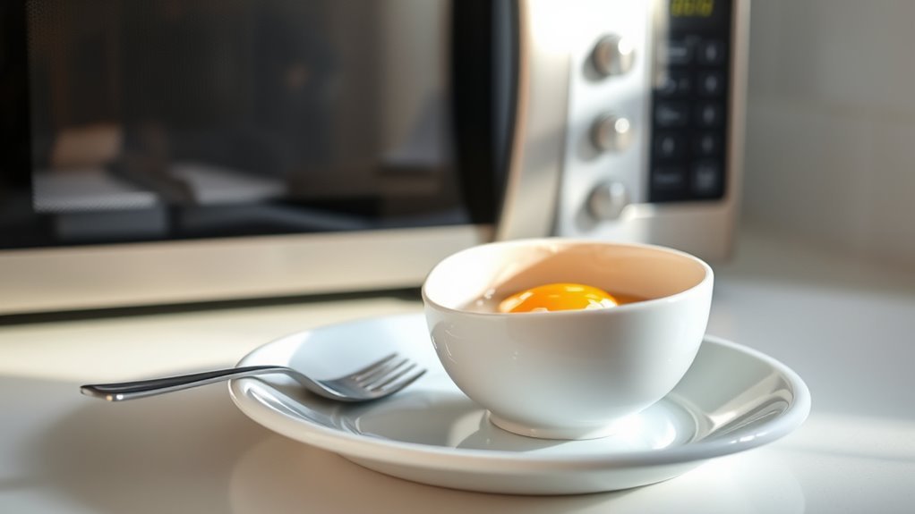 microwave eggs flip cook
