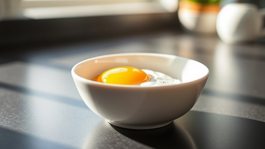 microwave sunny side eggs