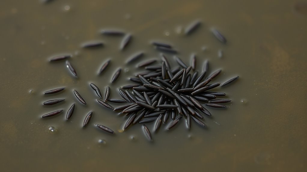 mosquito eggs shape size texture