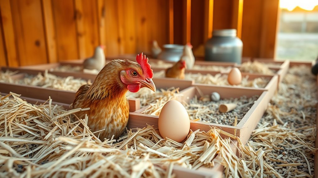 nesting management prevents egg eating