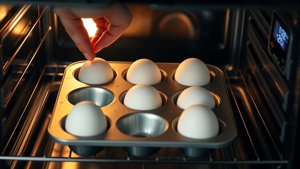 oven baked hard boiled eggs