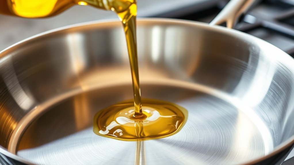 preheat add oil sear