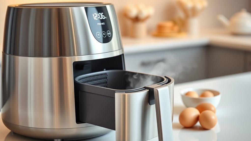 preheat for fluffy eggs