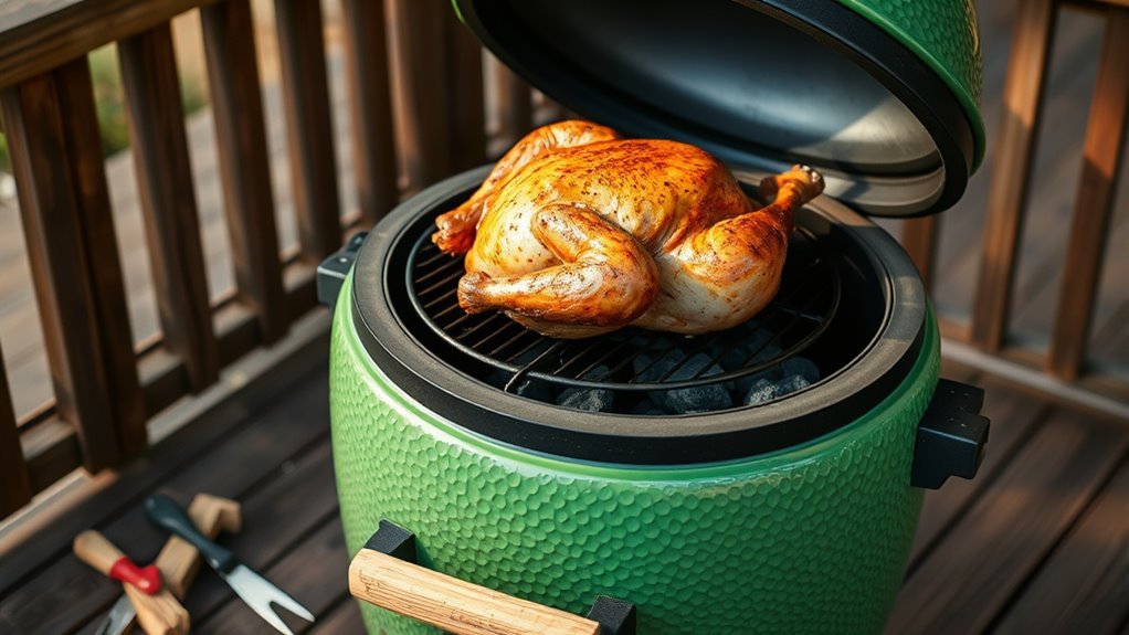 preheat setup indirect cooking