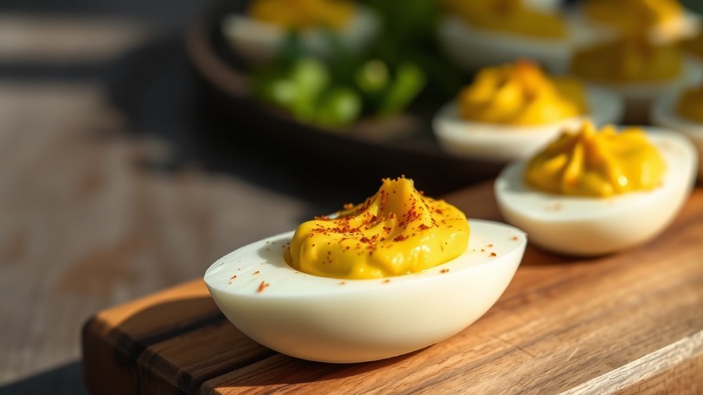 protein in deviled eggs