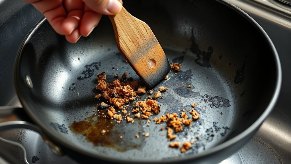 remove debris gently regularly