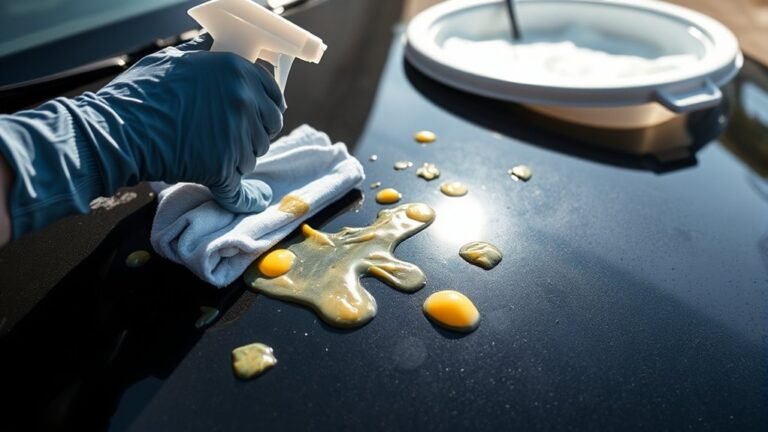 remove egg from vehicle