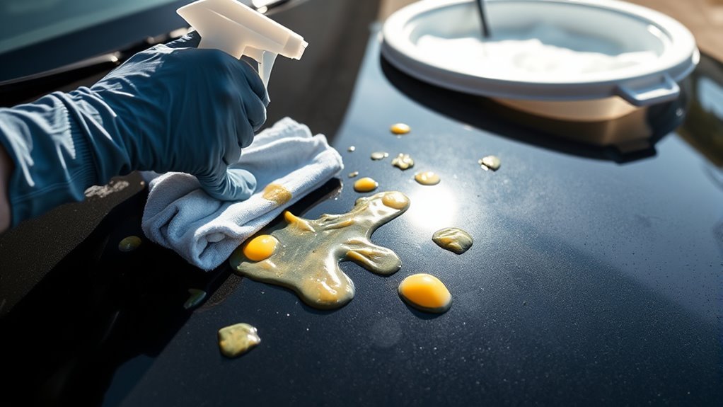 remove egg from vehicle