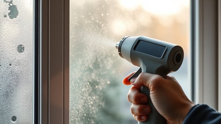 remove moisture from windows